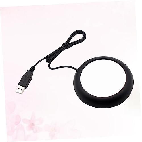 BESTOYARD USB Cup Warmer for Coffee and Tea Desktop Heating Pad Temperature Portable Beverage for Office Home and Travel Black