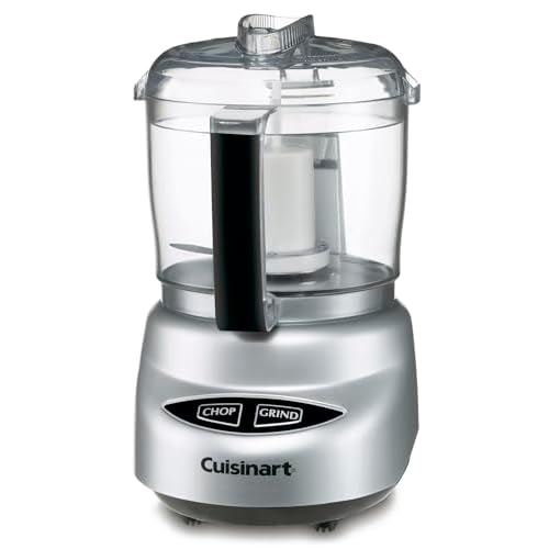 Cuisinart Food Processor, Mini-Prep 3 Cup, 24 oz, Brushed Chrome and Nickel, DLC-2ABC