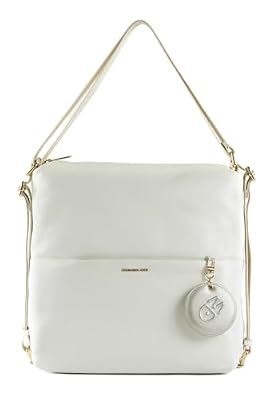 Mandarina Duck Mellow Leather P10FZT48, Borsa Donna, Optical White, Taglia unica