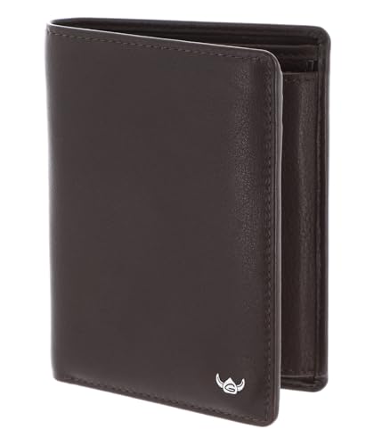 Porte-monnaie cuir Golden Head Capri marron : l'élégance d'une petite maroquinerie haut de gamme