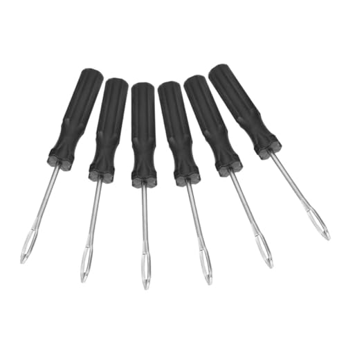 HAPINARY 6pcs Tubeless Tire Repair Kit Easy Use Tire Tools for Cars Motorcycles and Portable and