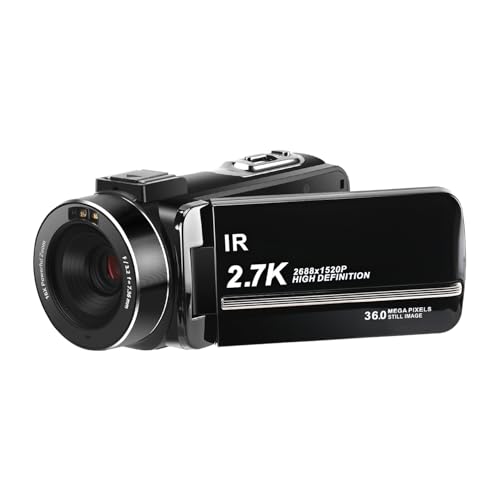 フィールドスリー デジタルビデオカメラ 2.7K デジタルズーム16倍 800万画素 リモコン付 F3VC27-01