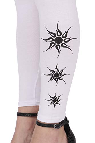 Image of Plus Size Printed Ankle Length Leggings for Women