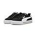 Puma Unisex-Child, Court Classic Vulc, Puma Black-Puma White, Big Kid, 5