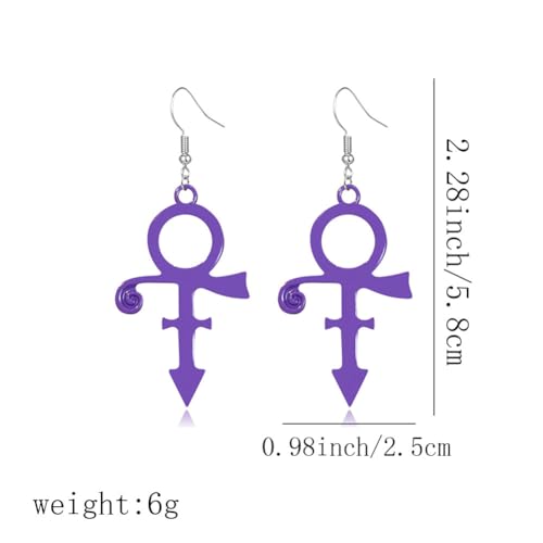 Stylish Personalized Cartoon Earrings - Note Symbols Rock Band Music Lovers Unique Gothic Fashion2