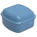 Produktbild Rotho Fun Vesperdose 0,45l mit Klickverschluss, Kunststoff (PP) BPA-frei, blau, 0,45l (11,5 x 11,0 x 6,5 cm)
