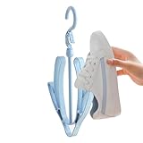Management für den Schuhorganisator für trockene Schuhe, für den Balkon, Multipositions-Haken für Sandalen und Turnschuhe, praktisches Zubehör für schnelles Trocknen im Freien