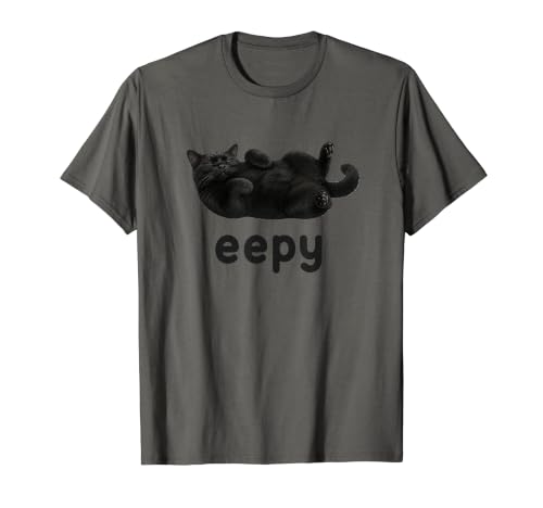 �������낢Eepy Black Cat Sleepy Meme Nap Lover T�V���c