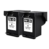 hp 901 xl schwarz original Ergiebigkeit: Kapazitätspatrone für längeres Drucken ohne häufigen Austausch.