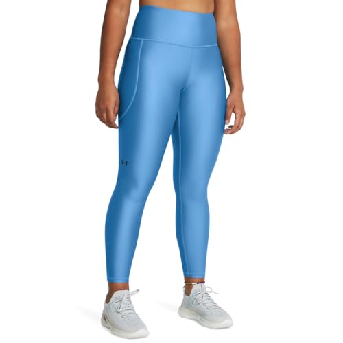 Image of Under Armour Women's HeatGear Armour High Waisted Ankle No-Slip Leggings