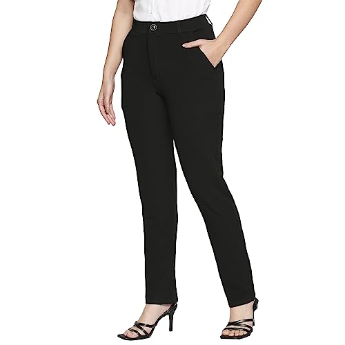 Image of Smarty Pants Women's Cotton Straight fit Formal Trouser