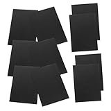 KONTONTY 20 Blatt Glitzer Bastelpapier Schwarzes Glanzpapier für Diy Projekte Bunten...