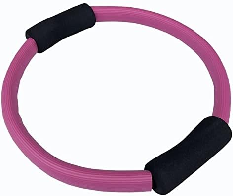 TEMKIN Yoga Wheel Exercise Yoga Circle Yoga Ring Workout Calf Arm Chest Waist Training Stretch Resistance Trainer Home Fitness Equipment (Color : Purple)