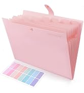 Amazon.com : SKYDUE Expanding File Folder 5 Pockets, Skydue Letter