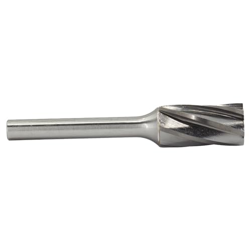 Image of Drill America SA-7NF Carbide Burr /Rotary File Cylindrical None-Ferrous for Aluminum 3 /4 inch Dia. x 1 inch Cut Length with 1 /4 inch Shank and 2-3 /4 inch Overall Length, DUL Series