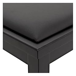 Gear4music Banc de Piano Taille Duo Double Duet avec Rangement Noir Mat - Les Beatles, Paul McCartney, John Lennon, RIngo Starr, George Harrison Gear4music Banc de Piano Taille Duo Double Duet avec Rangement Noir Mat – Image 3