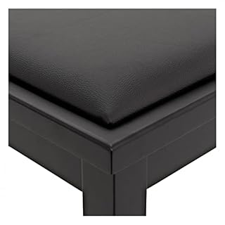 Gear4music Banc de Piano Taille Duo Double Duet avec Rangement Noir Mat - Les Beatles, Paul McCartney, John Lennon, RIngo Starr, George Harrison Gear4music Banc de Piano Taille Duo Double Duet avec Rangement Noir Mat – Image 3