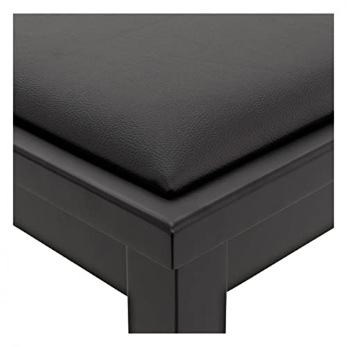 Gear4music Banc de Piano Taille Duo Double Duet avec Rangement Noir Mat - Les Beatles, Paul McCartney, John Lennon, RIngo Starr, George Harrison Gear4music Banc de Piano Taille Duo Double Duet avec Rangement Noir Mat – Image 4
