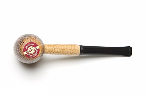 Missouri Meerschaum Country Gentleman Corncob Tobacco Pipe Straight - Thumbnail 3