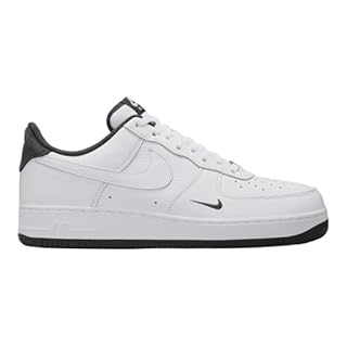 Air Force 1 '07 LV8 Mens Basketball Shoes (White/Anthracite) (HM9483-101, Black/White) Size 9