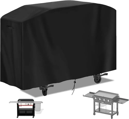 72 Inch Flat Top Grill Cover for Weber Slate, Members Mark 4 Burner Grill
