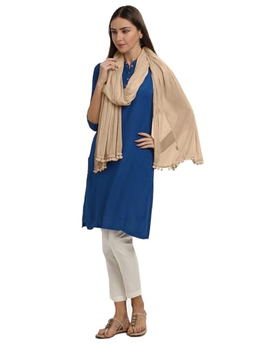 Image of Morrio Chiffon Solid Dupatta For Women