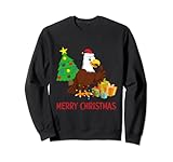 Joyeux Noël amoureux de l'aigle T-shirt de Noël