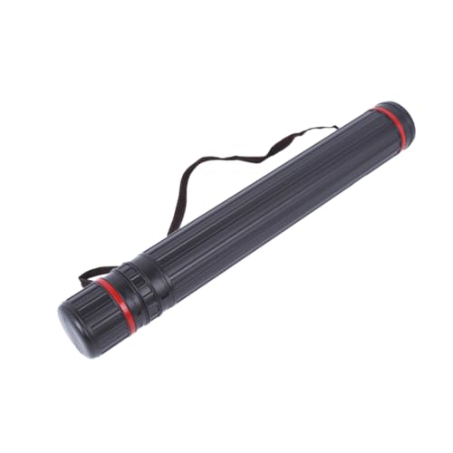 Angoily Slim 10x55cm Plastic Storage Tube for Artwork Posters Plans Lightweight Drop-proof Design