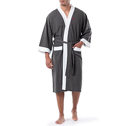 Image of IZOD Men's Waffle Knit Kimono Robe