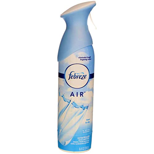 Image of Febreze Odor-Eliminating Air Freshener Spray, Linen and Sky, 8.8 oz (Pack of 3)