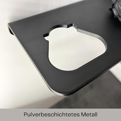 Akkuhalter aus Metall für Bosch 12V Wandhalter Organizer Batteriehalter Aufbewahrung für 3 Akkus – Bild 3