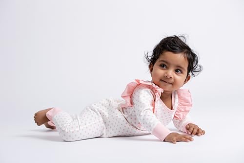 MONICA + ANDY Baby Organic Double Ruffle Romper2