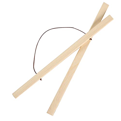 木製ポスター ハンガー | キッズ アート額縁セット | ウッドキャンバス作品ポスターフレーム絵画写真マップスクロールアートプリント