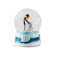 Water Globe - Pinguin von Deluxebase. Pinguin Schneekugel mit Harzfigur und geformter Basis. Tolle Wohndekoration, Ornamente und Geschenke.