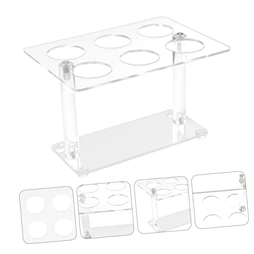 Alipis Acrylic Dessert Stand for Ice Cream Cones Cake Display Holder for Weddings Parties and Events Table Decor for Easy Topping Creation