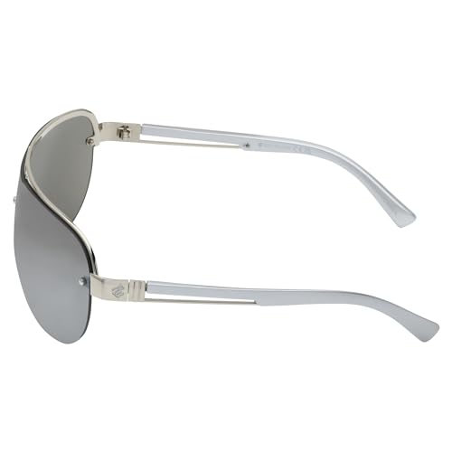 Image of Rocawear mens R1555 Metal Shield Uv400 Protective Aviator Pilot Sunglasses. Gifts for Men With Flair, 142 Mm Aviator Sunglasses