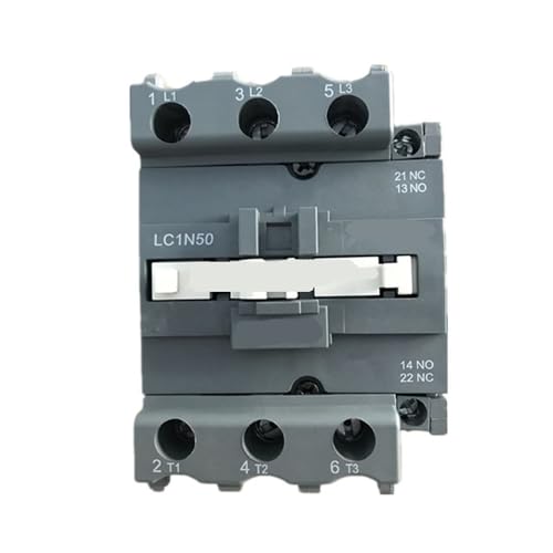 制御電気接点装置 3P LC1E50M5N 22KW-380V 50A 50H-Z 1NO 1NC コンタクタ LC1N50M5N コイル AC110V AC220V AC380V(LC1N50M5N AC220V)