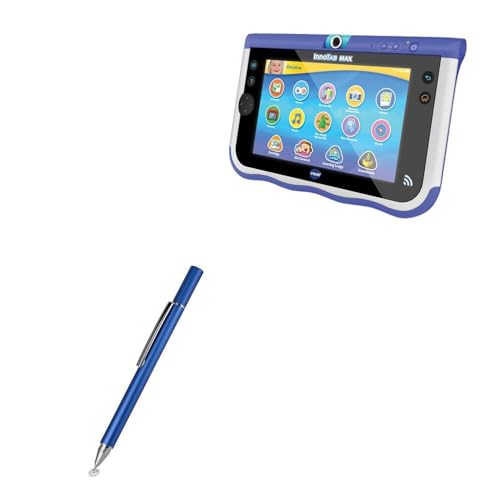 BoxWave Stylet compatible avec VTech InnoTab Max - FineTouch - Stylet capacitif super précis - Bleu lunaire