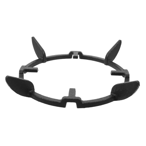 OSOLADY Estante de Soporte para Estufa de Gas Anillo de Soporte para Wok de Hierro Diseño Deslizante Robusto y Portátil para Cocina y Ollas