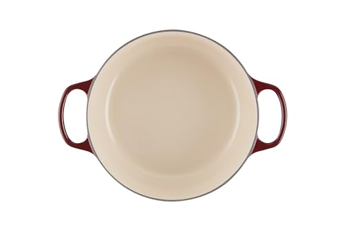 Image of Le Creuset Enameled Cast Iron Signature Round Dutch Oven, 5.5 qt., Garnet