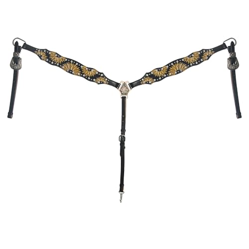 American Darling Western Horse Breast Collar Tack Genuine American Leather