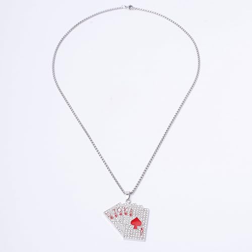 Image of SALTY ALPHA Anti Tarnish Stainless Steel Locket Neck Chain for Men | Stylish Pendant Necklace | Jewellery Accessories for Boys | Minimal Jewelry | Gifts for Boyfriend & Husband | Gift for Diwali, Christmas, Marriage, Birthday, Rakhi