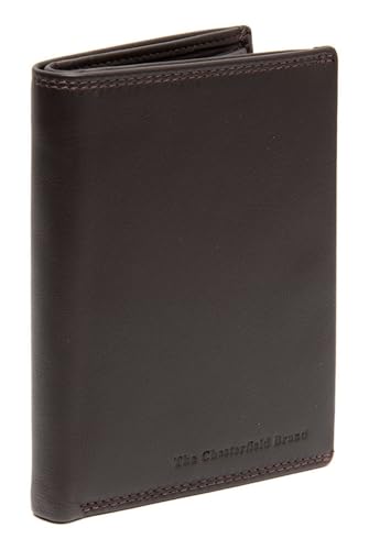 The Chesterfield Brand Hanson Wallet Brown : portefeuille en cuir véritable cognac