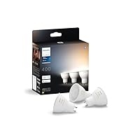 Philips Hue White Ambiance, Faretto LED Smart GU10, Luce Bianca da calda a fredda, 400lm...