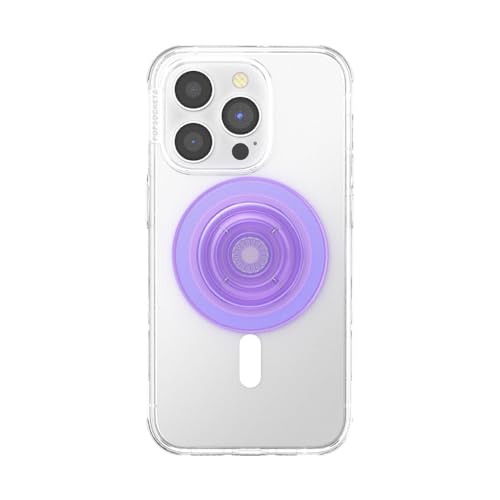 Image of PopSockets Phone Grip for MagSafe, Magnetic Holder, Phone Stand - Lavender Translucent