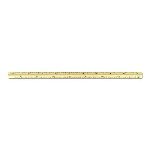 Image of Alumicolor Aluminum Architect Metric Pocket Scale, 15CM, Gold