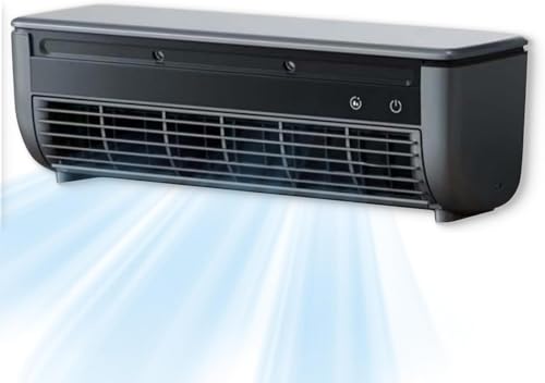 Ventilador de aire acondicionado de pared de cocina sin taladrar, aire acondicionado de carga inalámbrica 2025, refrigeración instantánea de 10 segundos, con 3 velocidades de enfriamiento y ventilador