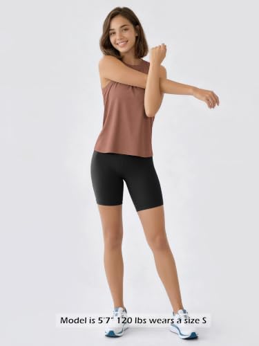 Image of ODODOS Women's Performance Tank Ultra Soft odSTRATUM Tech Sleeveless Tee Shirts High Crew Neck Pullover Top