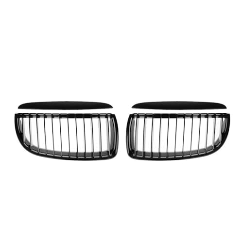 Calandre pour BMW Série 3 E90 E91 double lamelles noir brillant 2005-2008