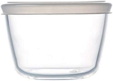 Pyrex SET OF 3 Cook & Freeze Glass Bowl Set With Lids 0.6L/1.1L/1.6L High Resistance Glass Freezer To Oven Dishes Round Serving Baking Cooking Storage Dishes